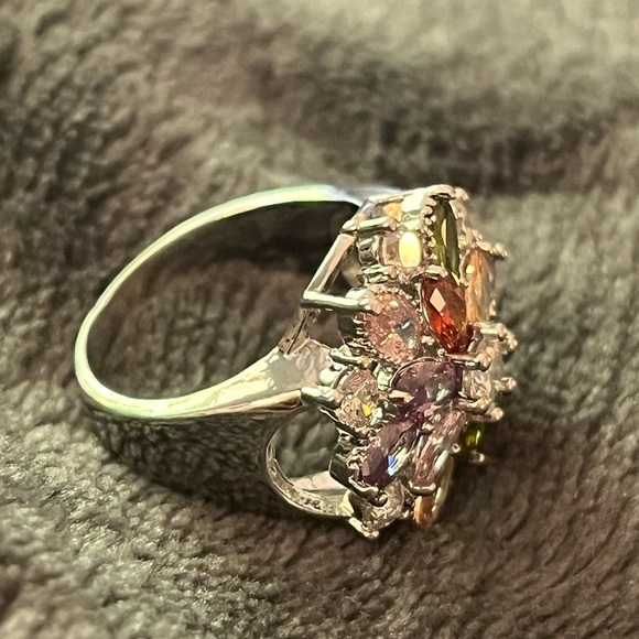 Multicolour flower ring - Picture 5 of 5